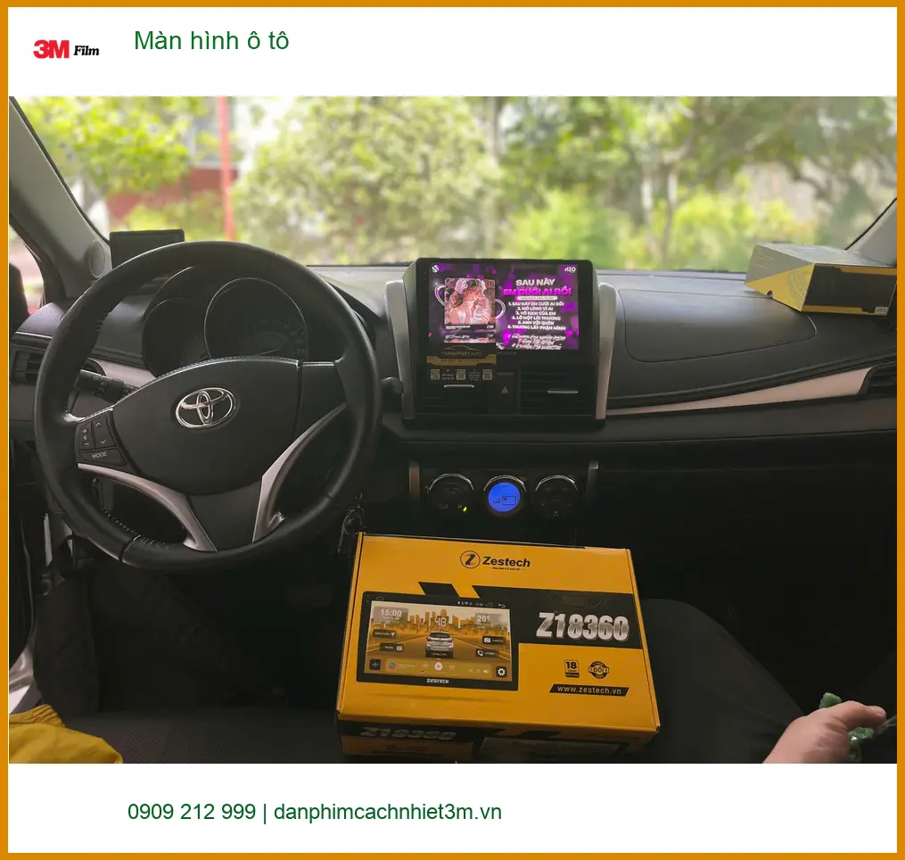 Anh Khải lắp màn hình ô tô cho Hyundai Accent tại Củ Chi vì muốn nâng cấp trải nghiệm lái xe ảnh thực tế 4