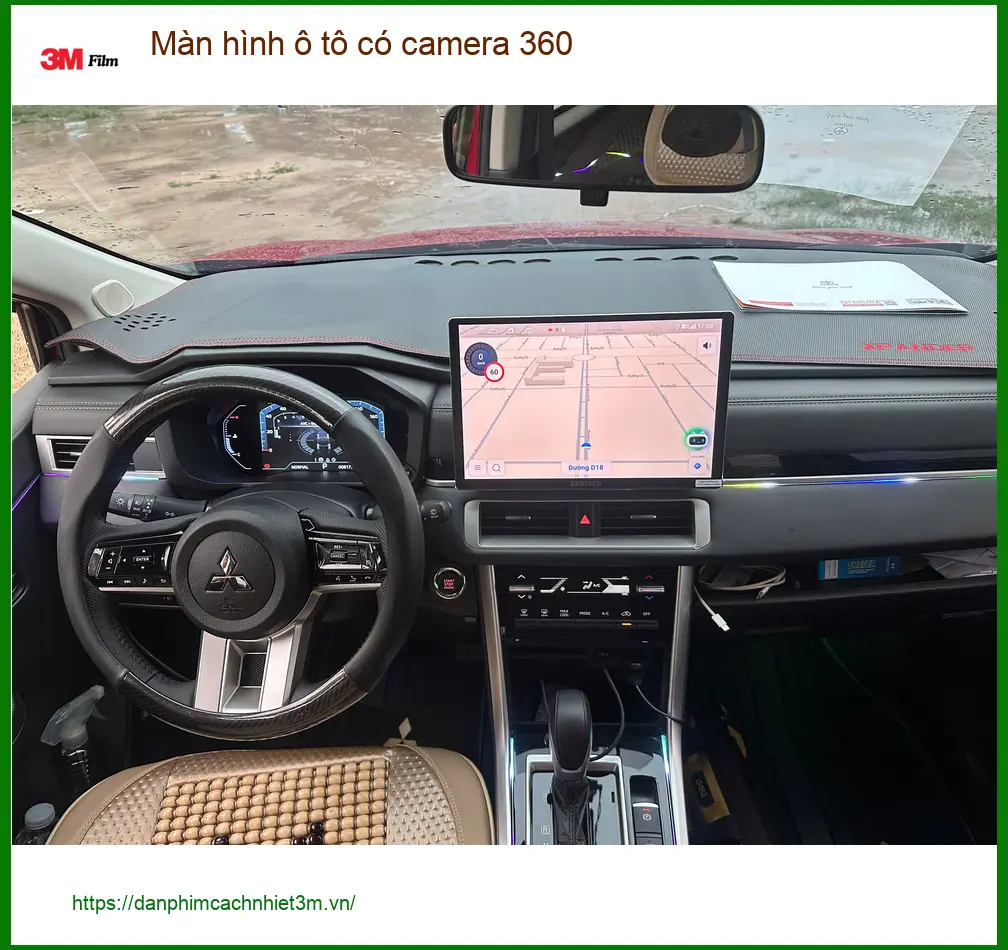 Chị Thảo lắp Màn hình ô tô có camera 360 cho Kia K3 tại Quận Tân Bình