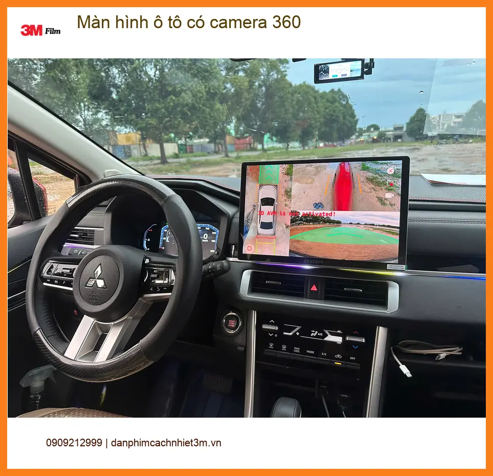 Chị Thảo lắp Màn hình ô tô có camera 360 cho Kia K3 tại Quận Tân Bình ảnh thực tế 5