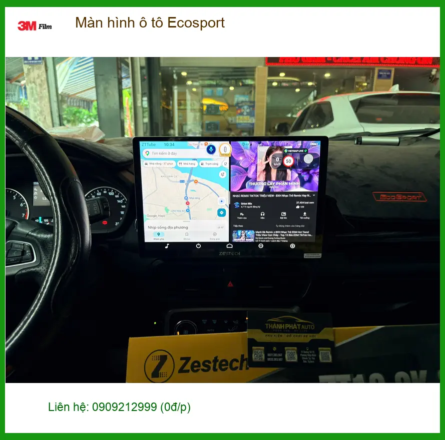 Anh Phong nâng cấp màn hình Ecosport tại Gò Vấp để lái xe tiện nghi hơn ảnh thực tế 3