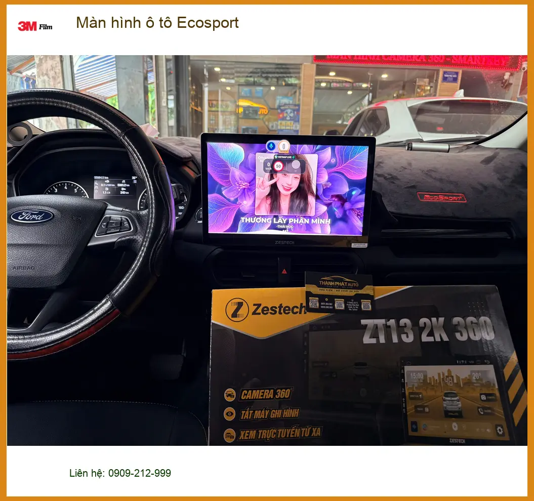 Anh Phong nâng cấp màn hình Ecosport tại Gò Vấp để lái xe tiện nghi hơn ảnh thực tế 4