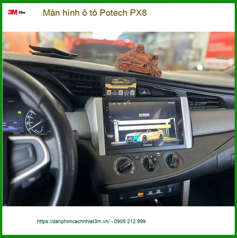 Anh Minh lắp Màn hình ô tô Potech PX8 cho VinFast Fadil tại Quận 6