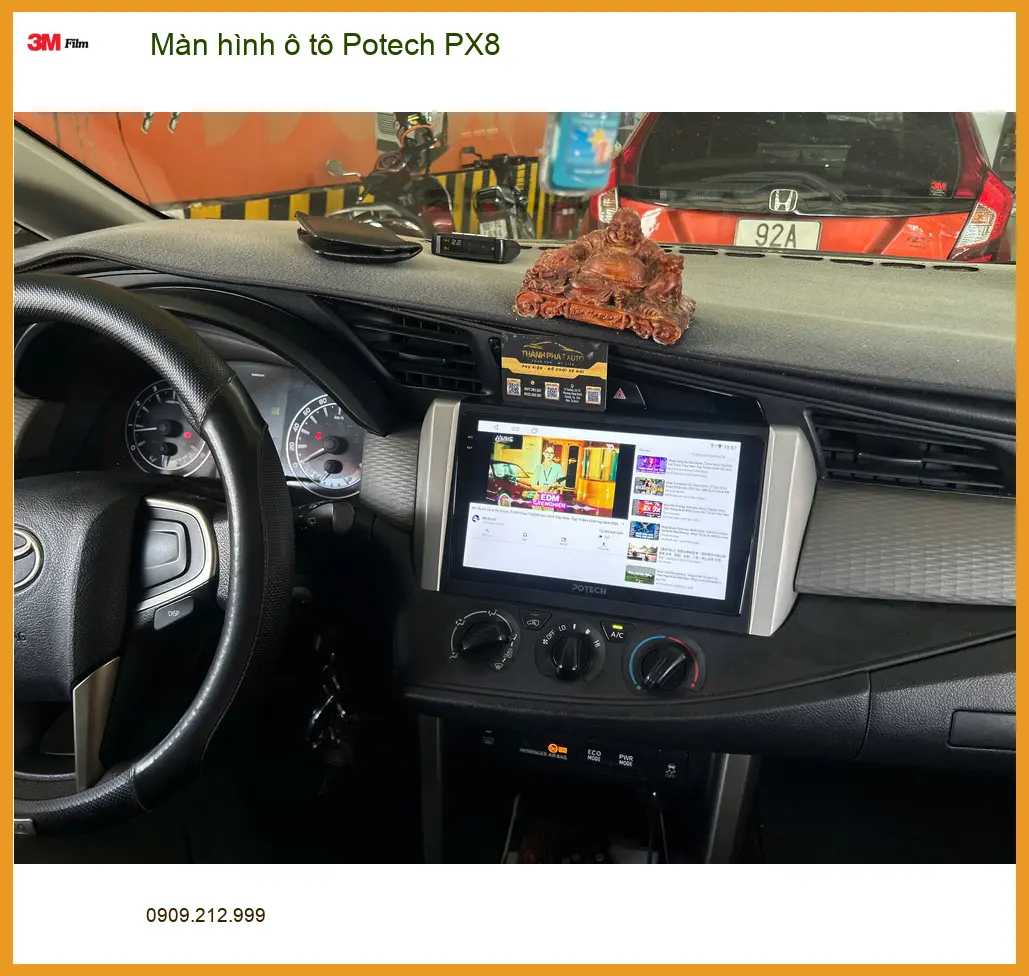 Anh Minh lắp Màn hình ô tô Potech PX8 cho VinFast Fadil tại Quận 6 ảnh thực tế 3