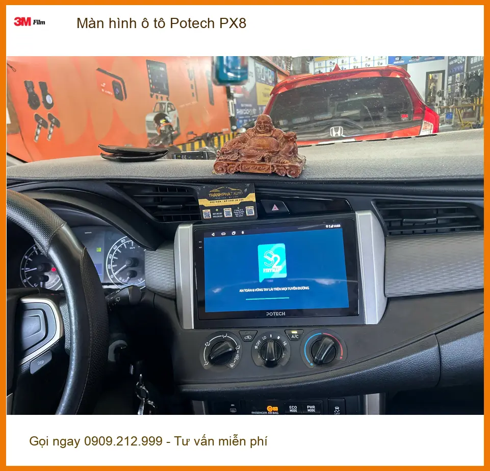 Anh Minh lắp Màn hình ô tô Potech PX8 cho VinFast Fadil tại Quận 6 ảnh thực tế 4