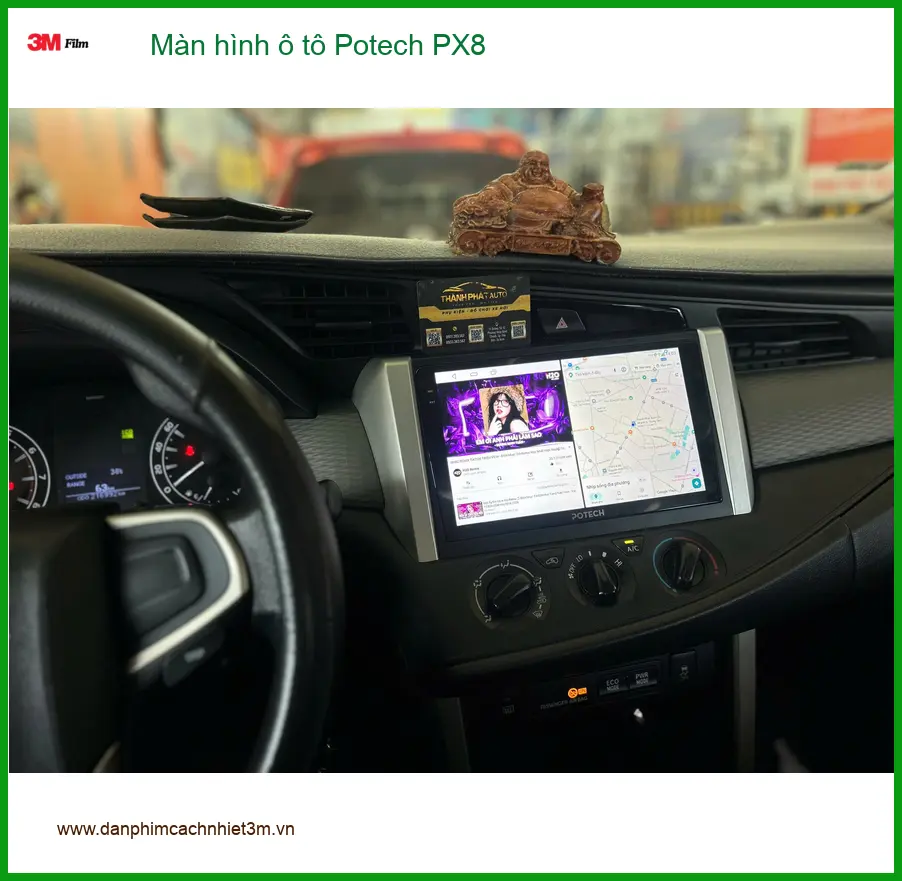 Anh Minh lắp Màn hình ô tô Potech PX8 cho VinFast Fadil tại Quận 6 ảnh thực tế 5
