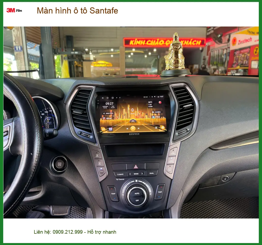 Chú Quang lắp màn hình ô tô Santafe Quận 12 cần nâng cấp để trải nghiệm giải trí tốt hơn ảnh thực tế 2