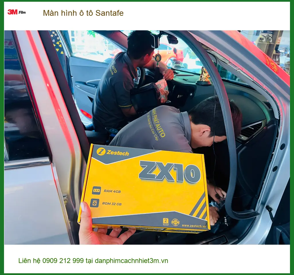 Chú Quang lắp màn hình ô tô Santafe Quận 12 cần nâng cấp để trải nghiệm giải trí tốt hơn ảnh thực tế 5