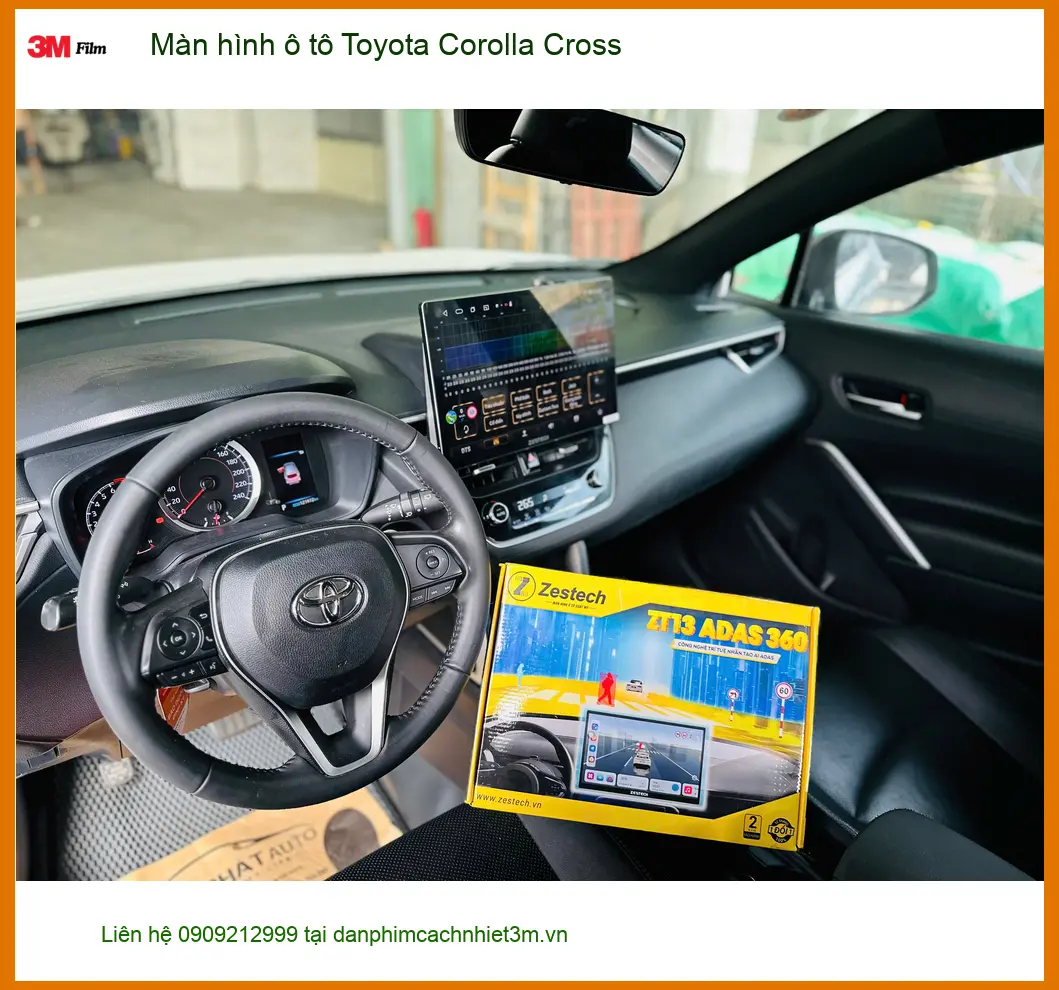 Anh Tùng nâng cấp màn hình ô tô Toyota Corolla Cross tại Hóc Môn uy tín ảnh thực tế 4