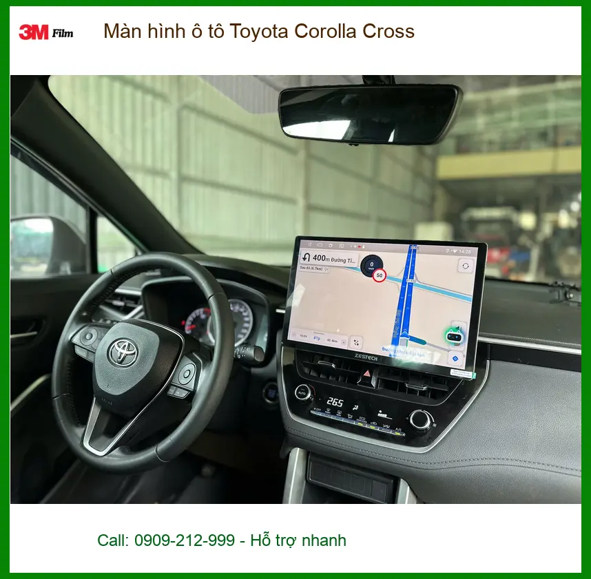 Anh Tùng nâng cấp màn hình ô tô Toyota Corolla Cross tại Hóc Môn uy tín ảnh thực tế 5