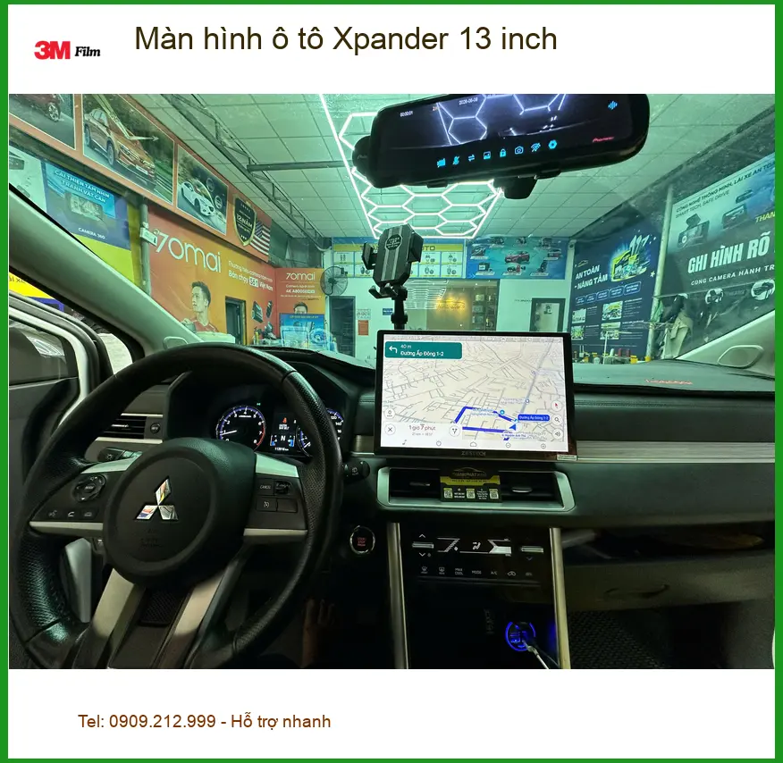 Anh Bách nâng cấp màn hình 13 inch Xpander tại Quận 9 trải nghiệm giải trí mới