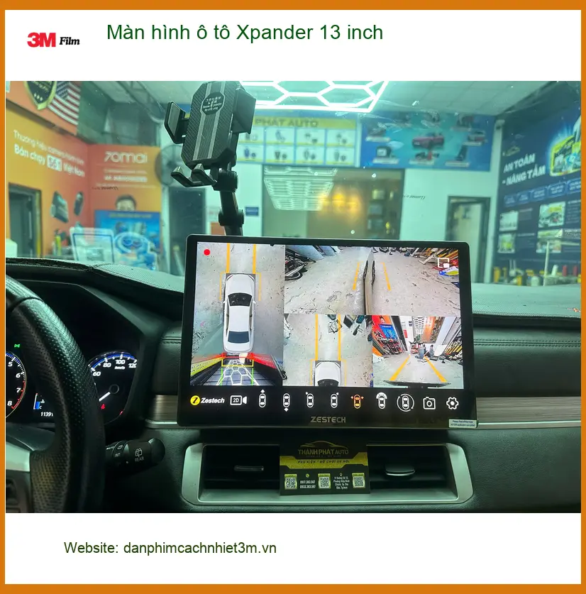 Anh Bách nâng cấp màn hình 13 inch Xpander tại Quận 9 trải nghiệm giải trí mới ảnh thực tế 4