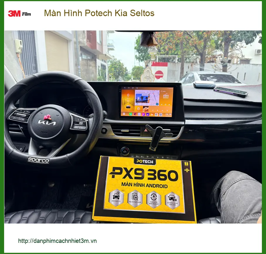 Chị Thanh lắp màn hình Potech Kia Seltos tại Quận 9 để nâng tầm trải nghiệm giải trí ảnh thực tế 2