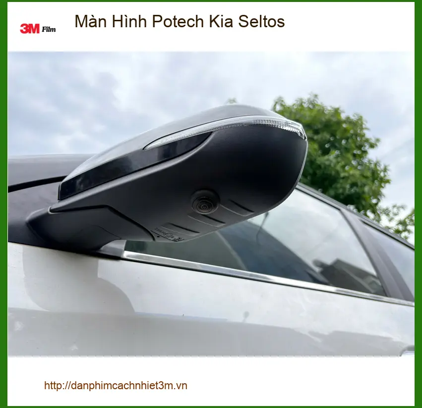 Anh Tùng lắp Màn Hình Potech cho Kia Seltos tại Quận 8 vì màn zin thiếu chức năng thông minh