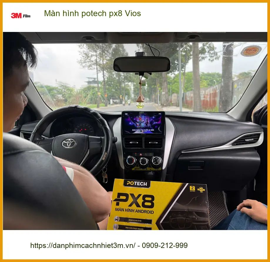 Địa chỉ lắp Màn hình Potech PX8 Vios Quận 4 uy tín, chính hãng