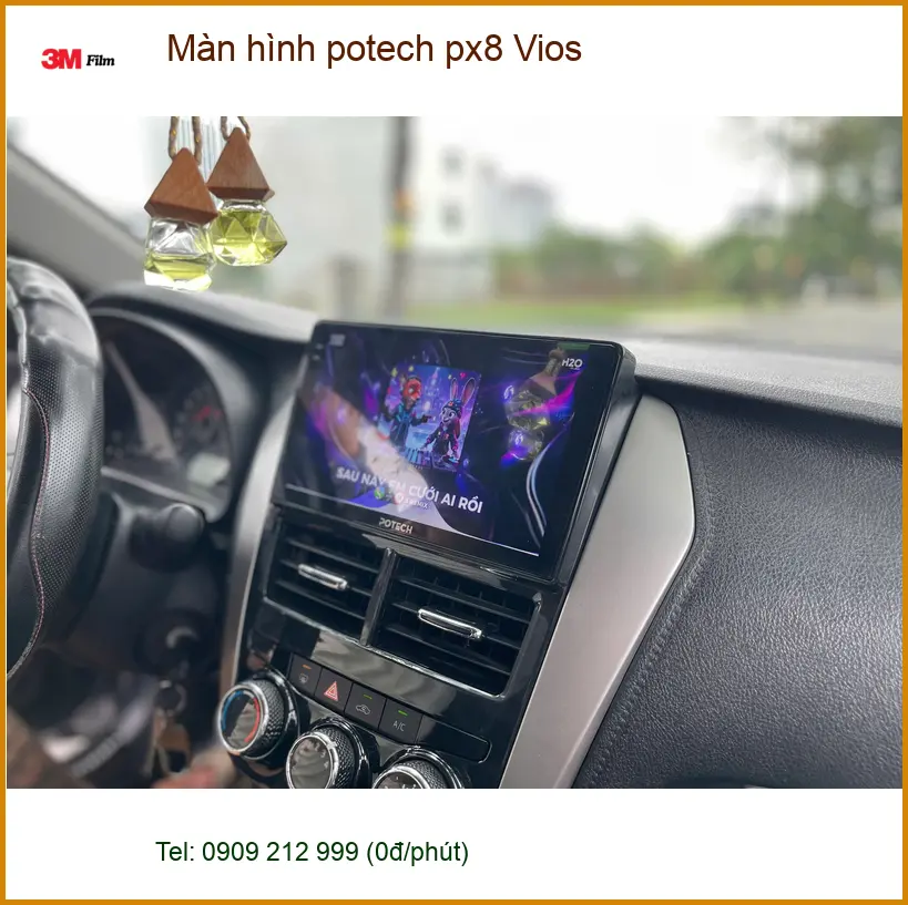 Địa chỉ lắp Màn hình Potech PX8 Vios Quận 4 uy tín, chính hãng ảnh thực tế 2
