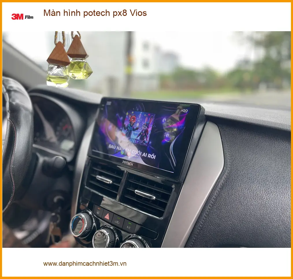 Anh Minh nâng cấp Màn hình Potech PX8 Vios ở Thủ Đức để tiện xem bản đồ ảnh thực tế 2