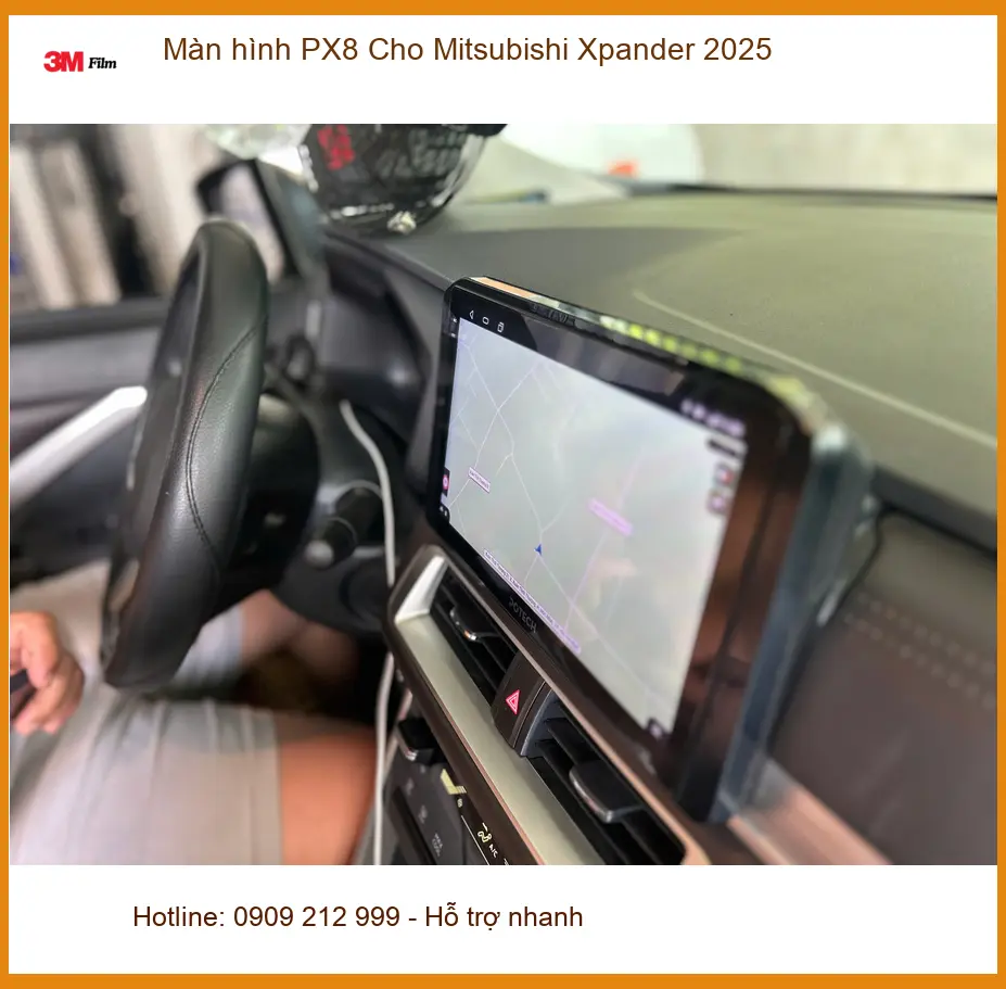 Anh Khôi lắp Màn hình PX8 cho Xpander 2025 tại Thủ Đức để hiện đại hóa ảnh thực tế 3