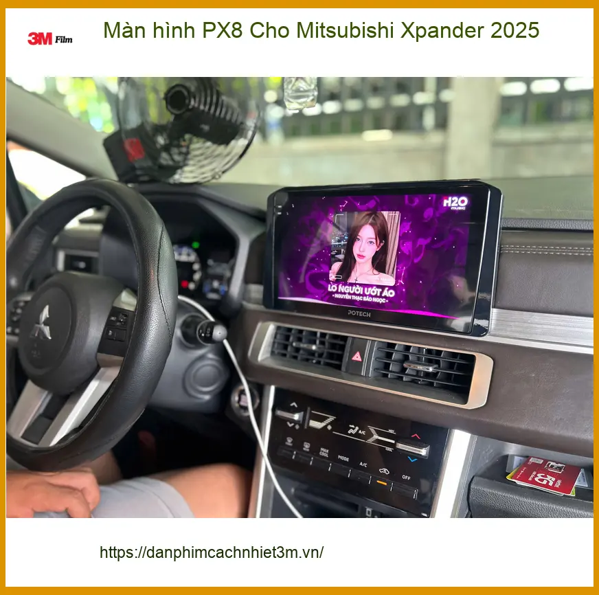Anh Khang nâng cấp màn hình PX8 cho Mitsubishi Xpander 2025 tại Quận 7 để trải nghiệm tốt hơn. ảnh thực tế 3