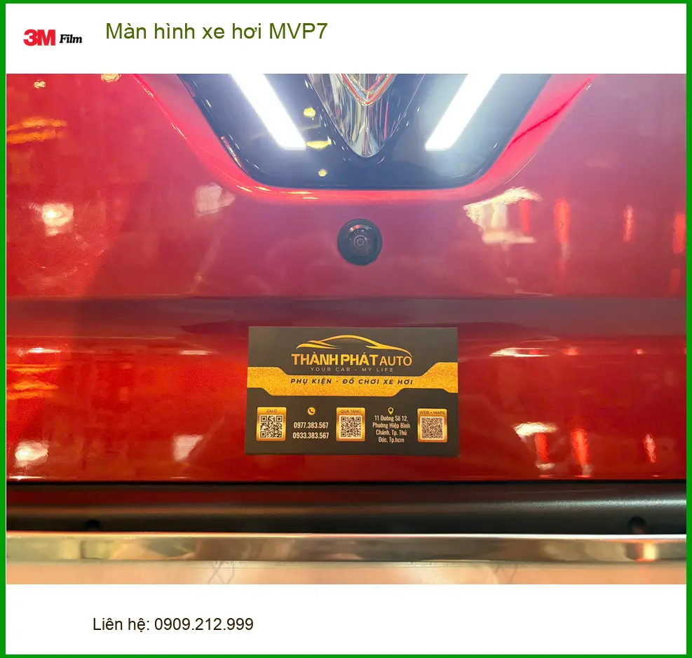 Anh Lâm lắp màn hình xe hơi MVP7 cho Honda CRV ở Hóc Môn vì màn cũ đã lỗi thời