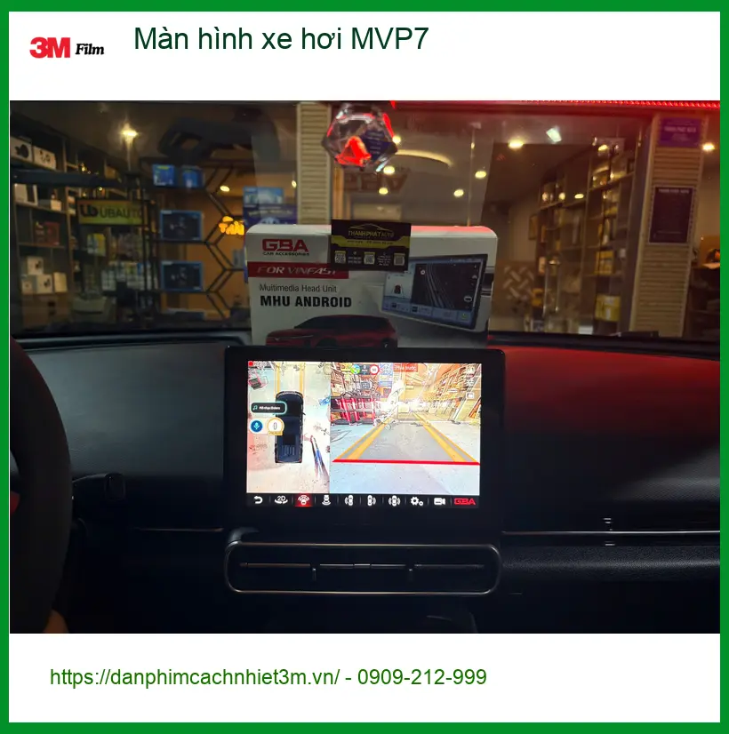 Anh Lâm lắp màn hình xe hơi MVP7 cho Honda CRV ở Hóc Môn vì màn cũ đã lỗi thời ảnh thực tế 2