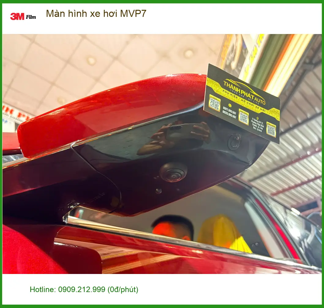 Anh Lâm lắp màn hình xe hơi MVP7 cho Honda CRV ở Hóc Môn vì màn cũ đã lỗi thời ảnh thực tế 4