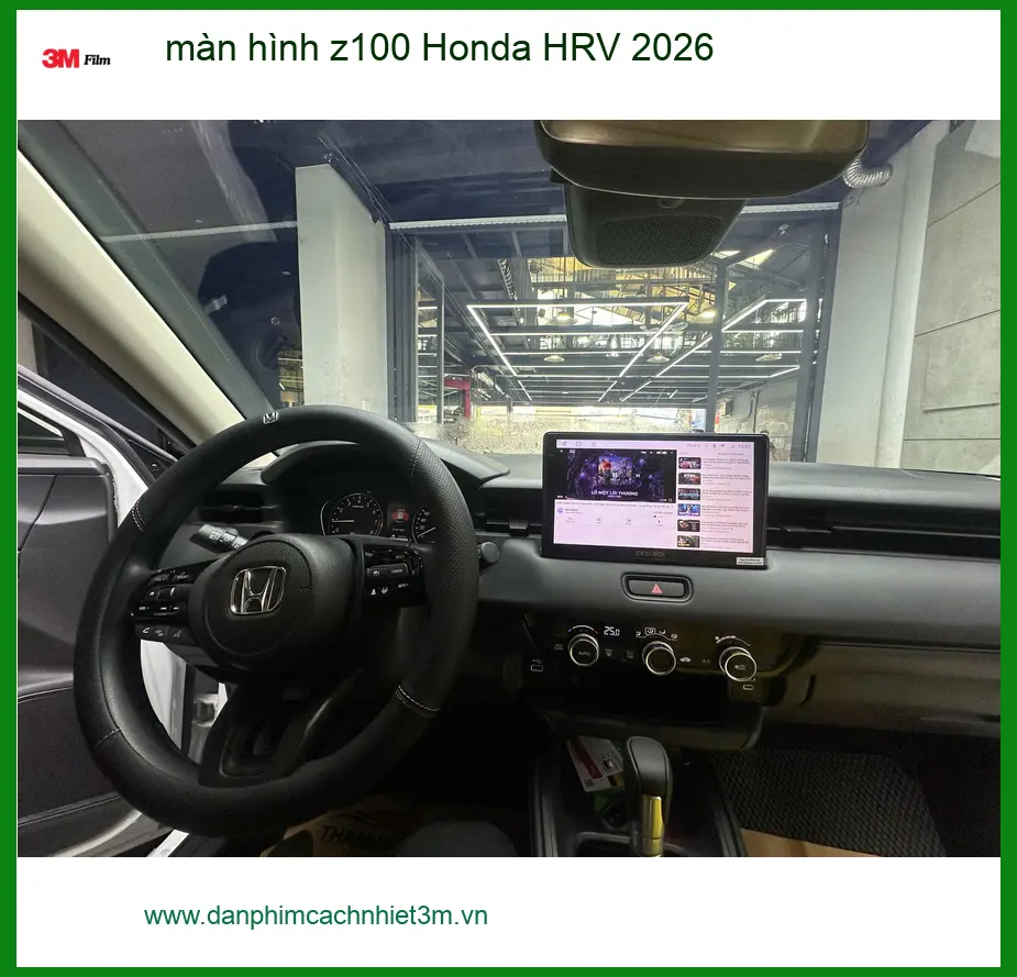 Anh Đăng lắp màn hình Z100 Honda HRV 2026 tại Quận Bình Thạnh để nâng cấp trải nghiệm ảnh thực tế 2