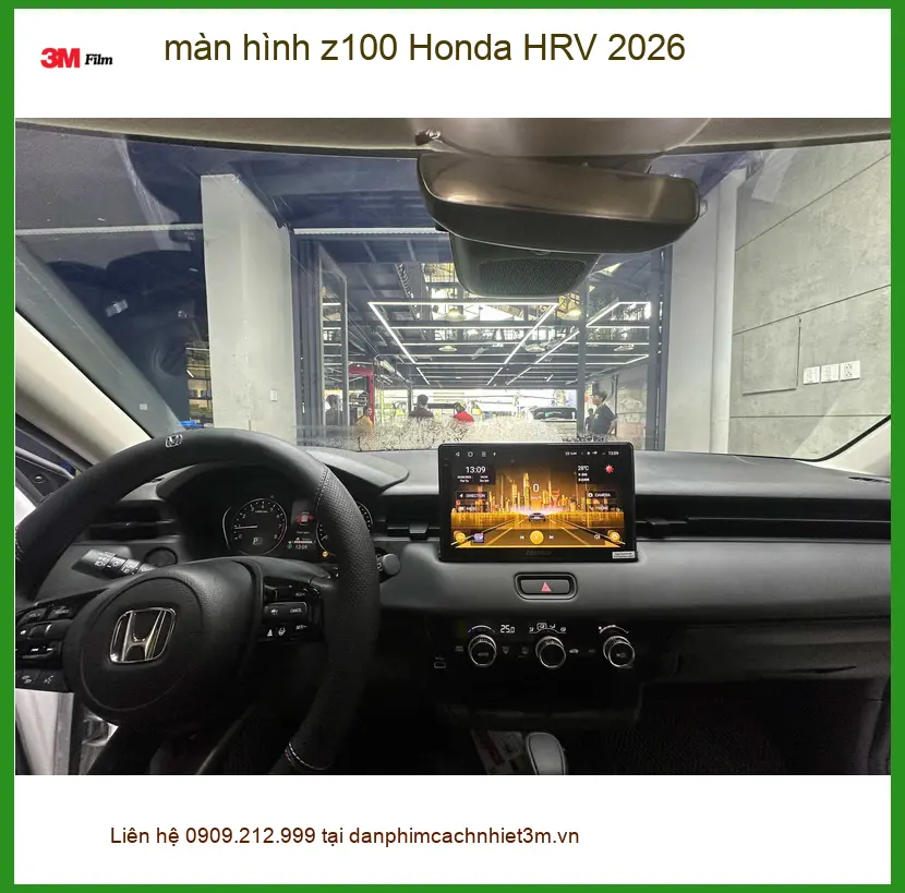 Anh Bảo nâng cấp màn hình Z100 cho Honda HRV 2026 tại Quận 9 để xe hiện đại hơn ảnh thực tế 2