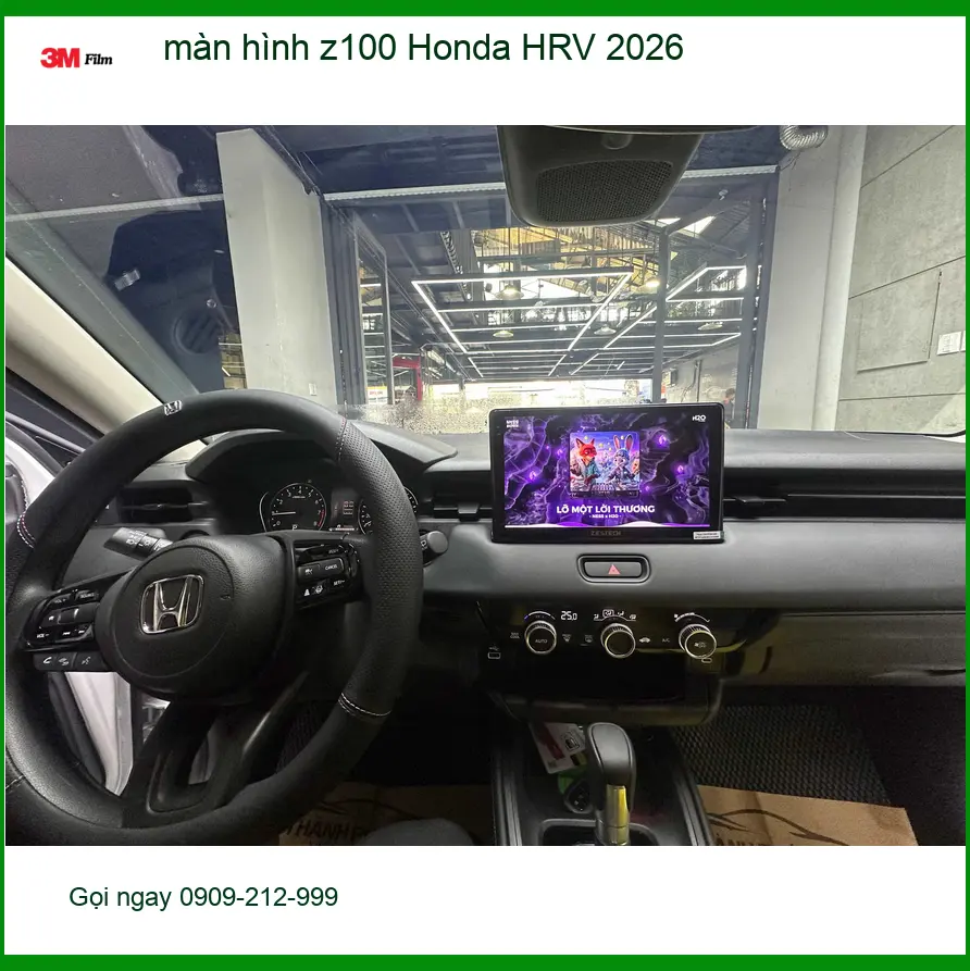 Anh Bảo nâng cấp màn hình Z100 cho Honda HRV 2026 tại Quận 9 để xe hiện đại hơn ảnh thực tế 3