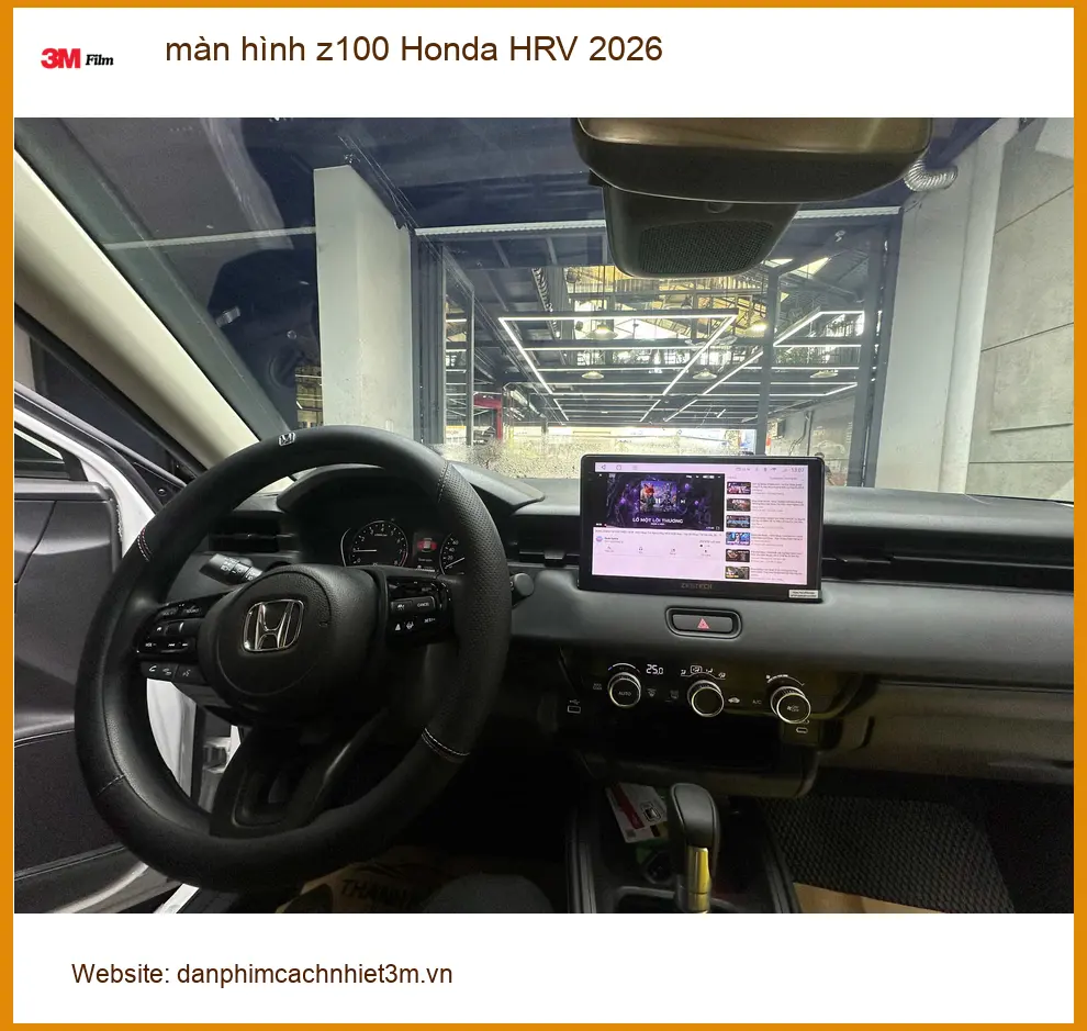 Anh Bảo nâng cấp màn hình Z100 cho Honda HRV 2026 tại Quận 9 để xe hiện đại hơn ảnh thực tế 4