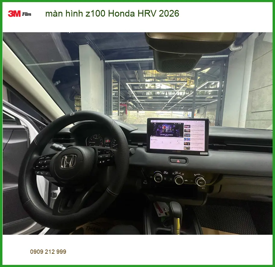 Anh Quang lắp màn hình Z100 Honda HRV 2026 tại Nhà Bè để nâng cấp tiện ích giải trí ảnh thực tế 3
