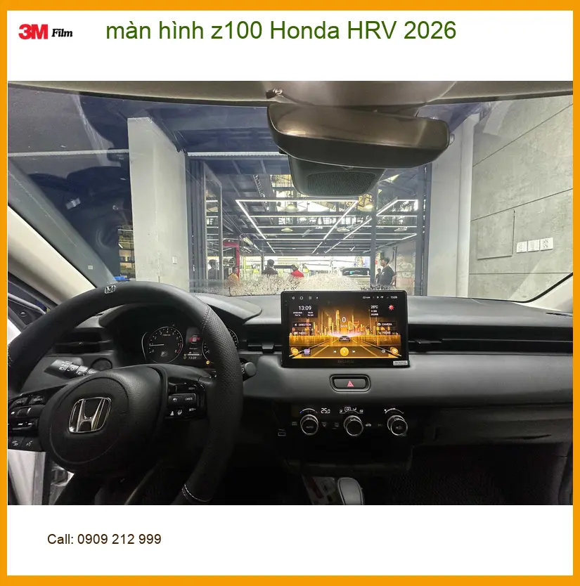 Anh Quang lắp màn hình Z100 Honda HRV 2026 tại Nhà Bè để nâng cấp tiện ích giải trí ảnh thực tế 4