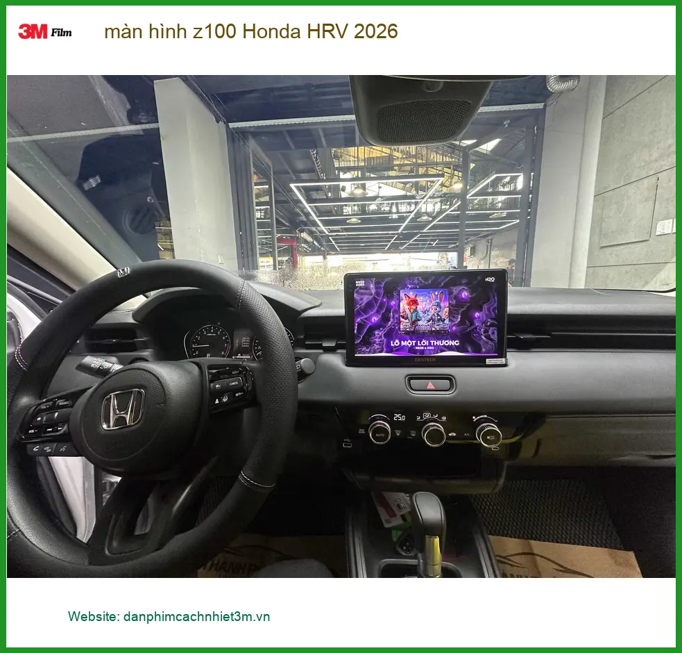 Anh Quang lắp màn hình Z100 Honda HRV 2026 tại Nhà Bè để nâng cấp tiện ích giải trí ảnh thực tế 5