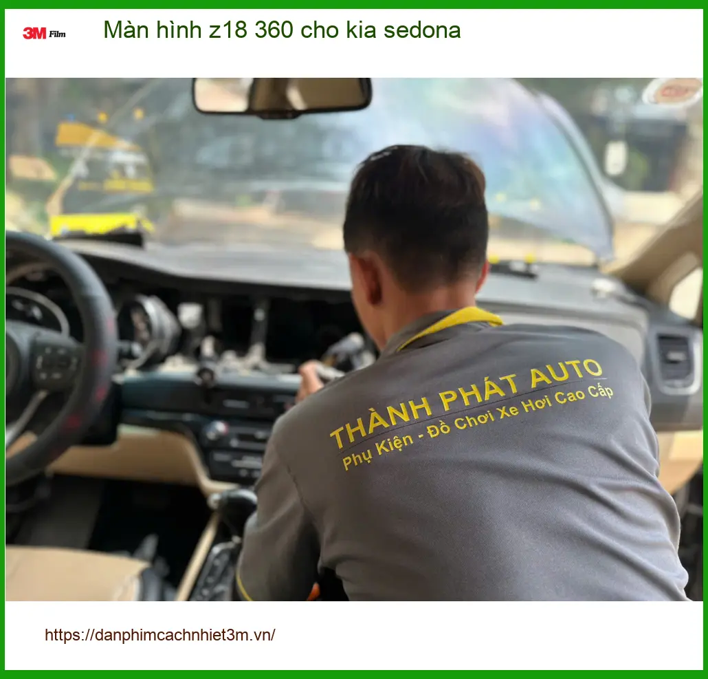 Anh Kiên lắp màn hình Z18 360 cho Kia Sedona tại Quận 3 ảnh thực tế 3