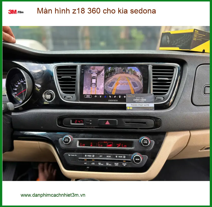 Anh Kiên lắp màn hình Z18 360 cho Kia Sedona tại Quận 3 ảnh thực tế 4