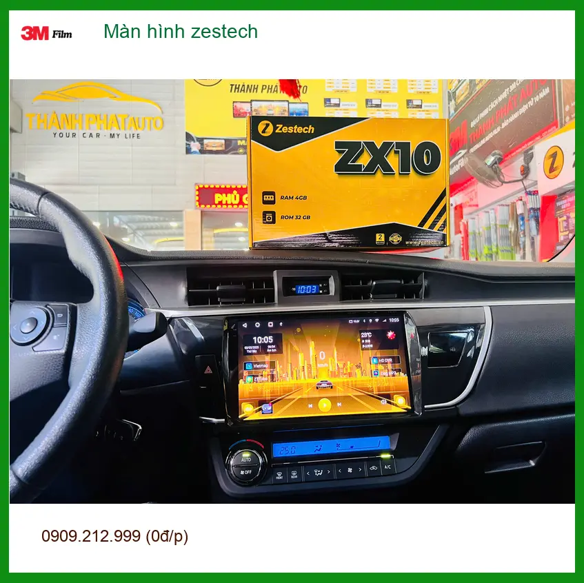 Chị Thanh lắp màn hình Zestech cho Mazda CX-5 tại Quận 1 tiện lợi hơn