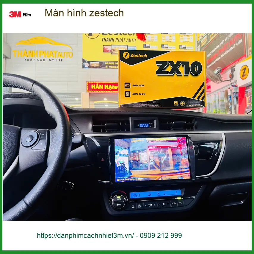 Chị Thanh lắp màn hình Zestech cho Mazda CX-5 tại Quận 1 tiện lợi hơn ảnh thực tế 2