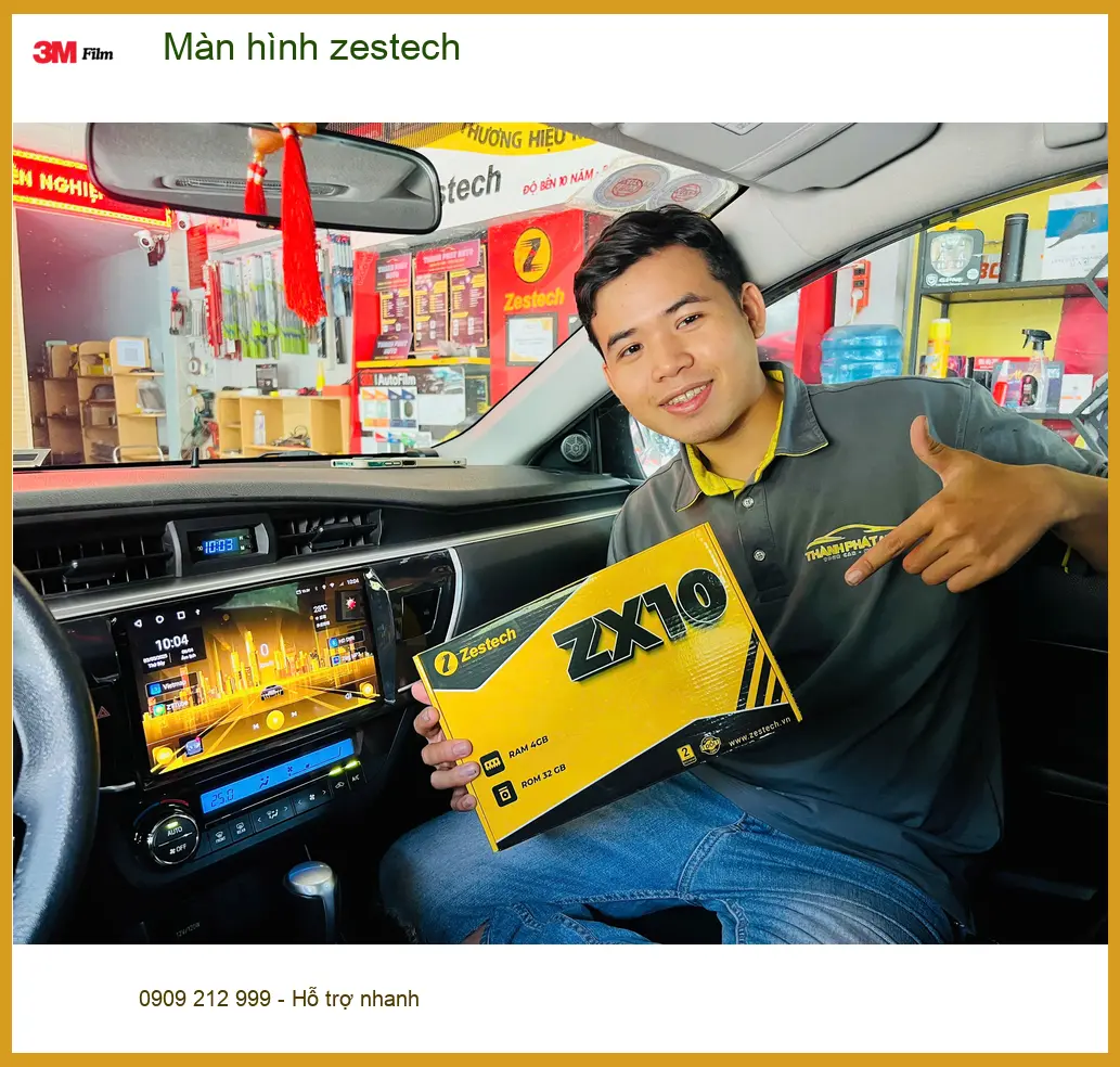 Chị Thanh lắp màn hình Zestech cho Mazda CX-5 tại Quận 1 tiện lợi hơn ảnh thực tế 3
