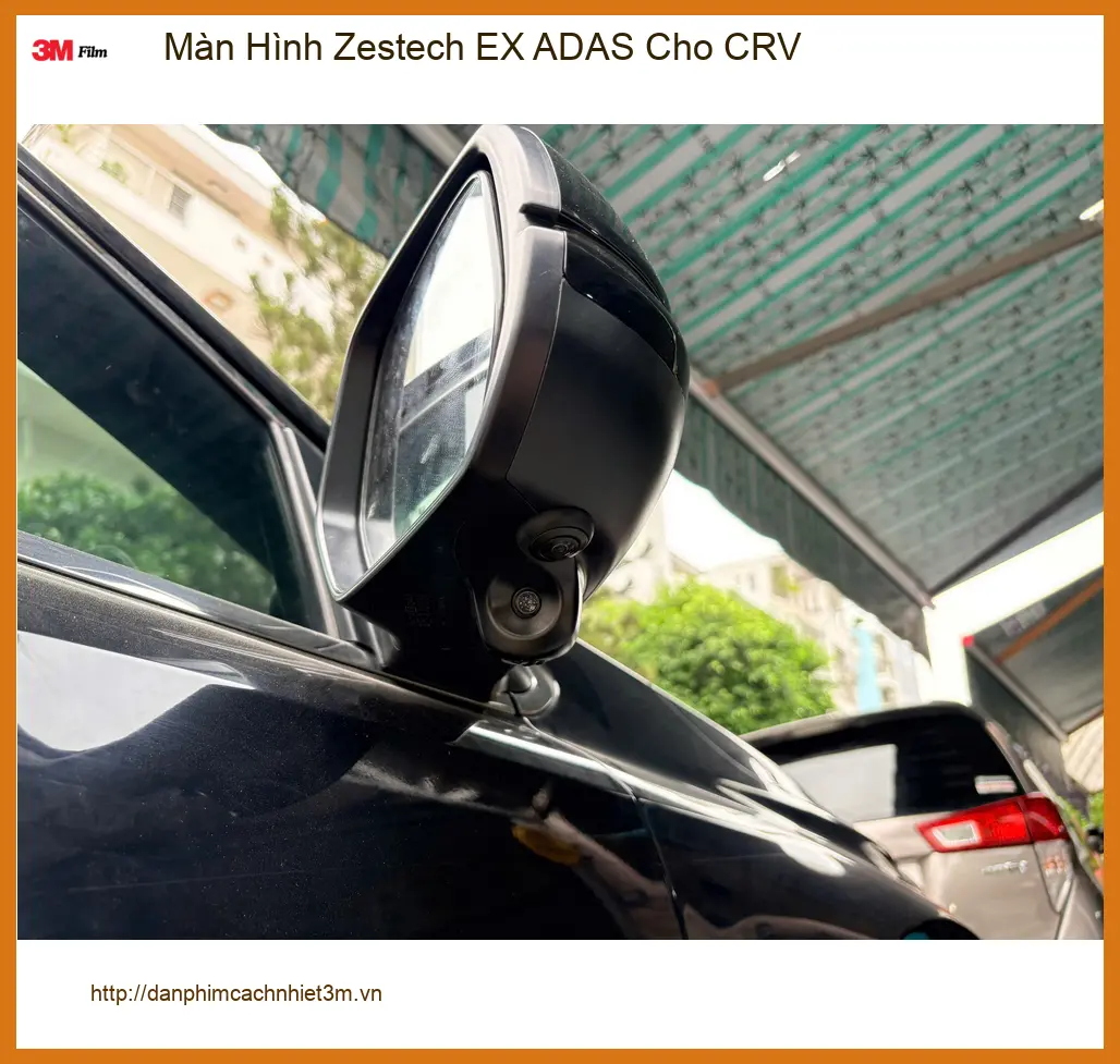 Anh Tùng lắp Màn Hình Zestech EX ADAS cho CRV tại Quận 9 để lái xe an toàn hơn