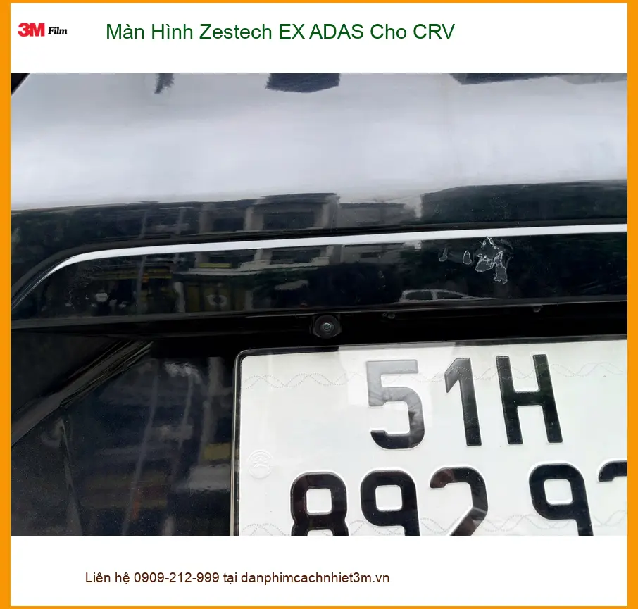 Anh Cường lắp Màn Hình Zestech EX ADAS cho CRV tại Quận Tân Bình