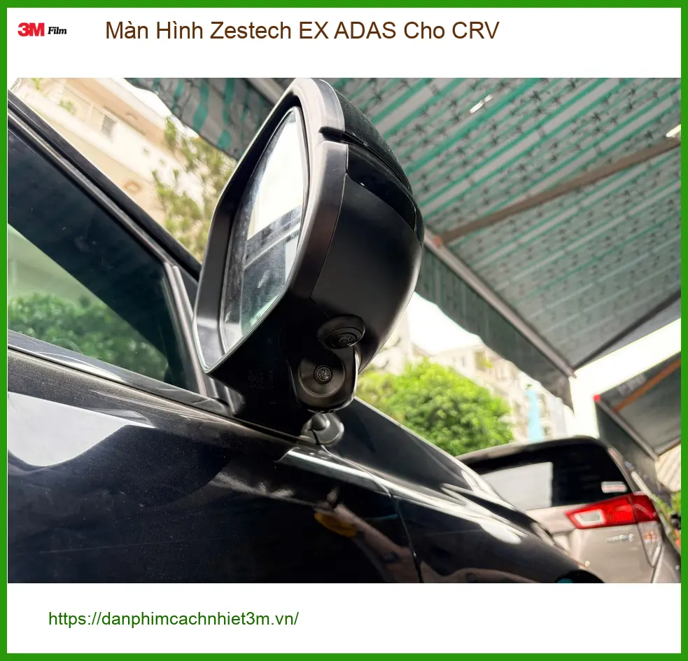 Anh Cường lắp Màn Hình Zestech EX ADAS cho CRV tại Quận Tân Bình ảnh thực tế 2