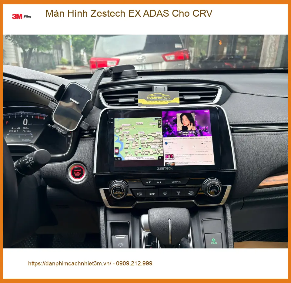 Anh Quang lắp Màn Hình Zestech EX ADAS cho CRV tại Hóc Môn muốn nâng cấp công nghệ ảnh thực tế 2