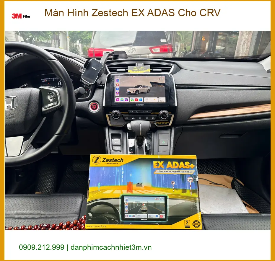 Anh Quang lắp Màn Hình Zestech EX ADAS cho CRV tại Hóc Môn muốn nâng cấp công nghệ ảnh thực tế 3
