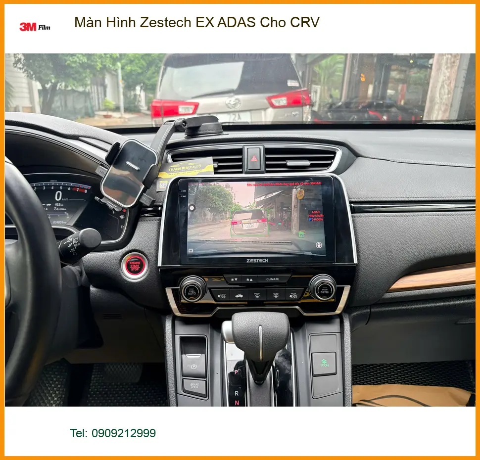 Anh Quang lắp Màn Hình Zestech EX ADAS cho CRV tại Hóc Môn muốn nâng cấp công nghệ ảnh thực tế 4
