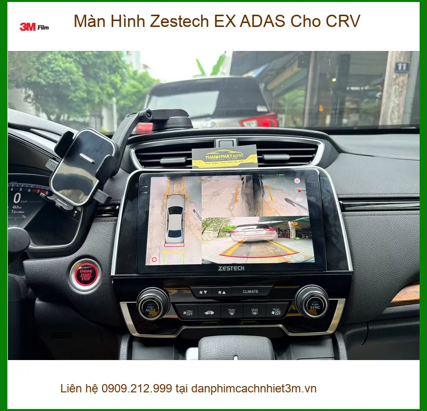 Anh Thắng lắp Màn Hình Zestech EX ADAS cho Honda CRV Quận 1 an toàn hơn ảnh thực tế 2