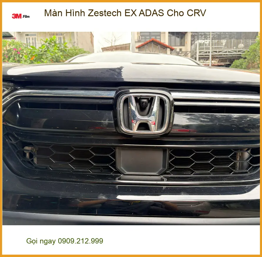 Chú Minh Lắp Màn Hình Zestech EX ADAS cho CRV tại Quận Thủ Đức vì màn zin thiếu ADAS ảnh thực tế 4