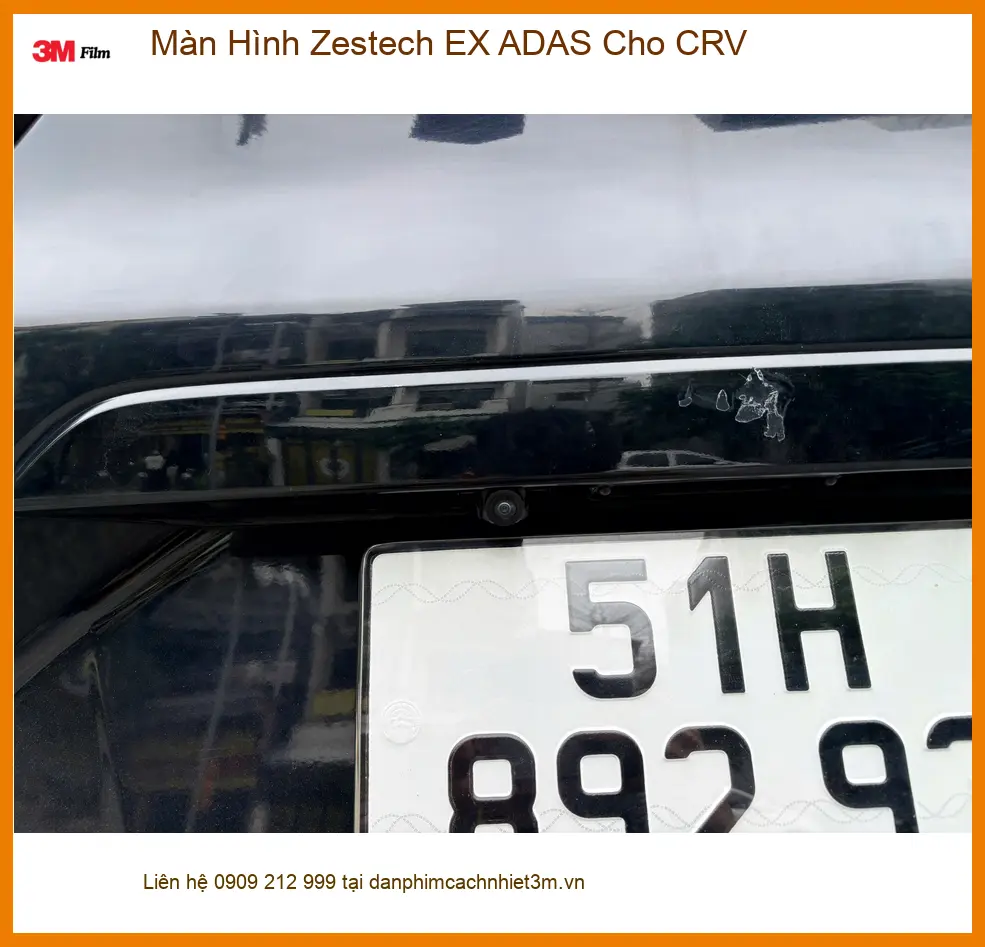 Anh Hưng lắp Màn Hình Zestech EX ADAS cho CRV tại Quận Tân Phú để lái xe an toàn. ảnh thực tế 4