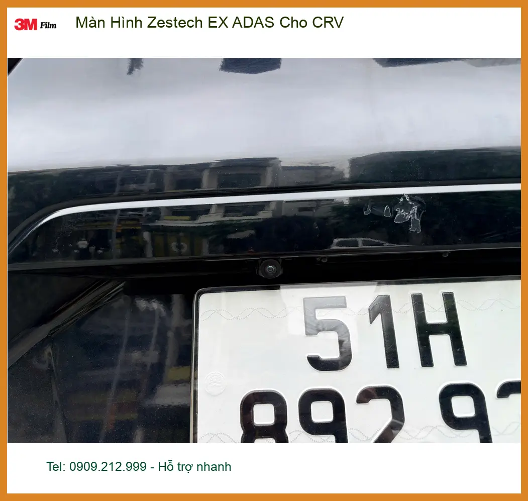 Anh Dũng lắp màn hình Zestech EX ADAS cho CRV tại Quận 6 để có tính năng cảnh báo ADAS thông minh hơn