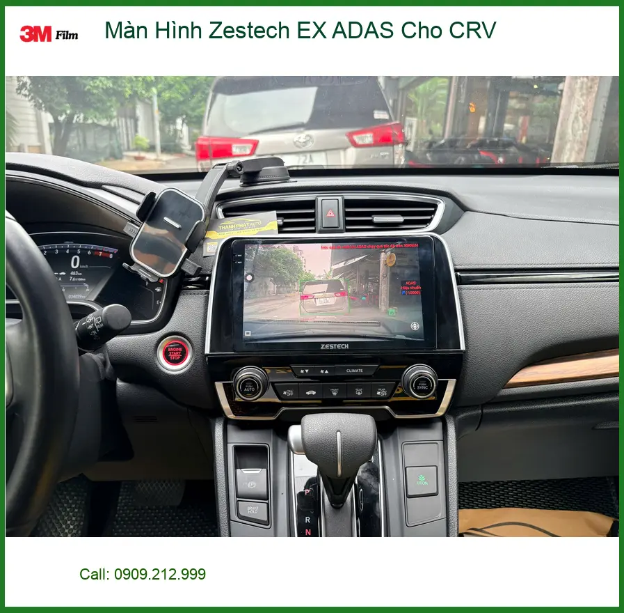 Anh Dũng lắp màn hình Zestech EX ADAS cho CRV tại Quận 6 để có tính năng cảnh báo ADAS thông minh hơn ảnh thực tế 2