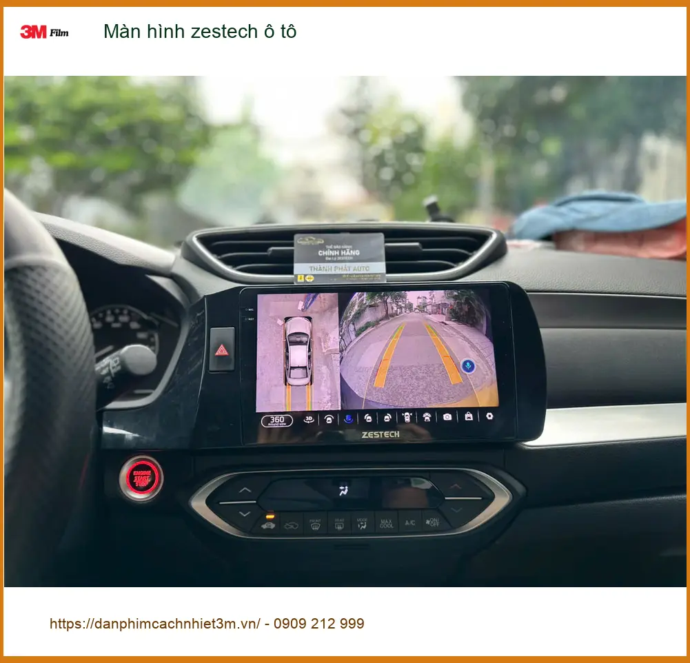Chị Thảo lắp màn hình Zestech ô tô cho Hyundai Accent tại Thủ Đức để giải trí trên xe