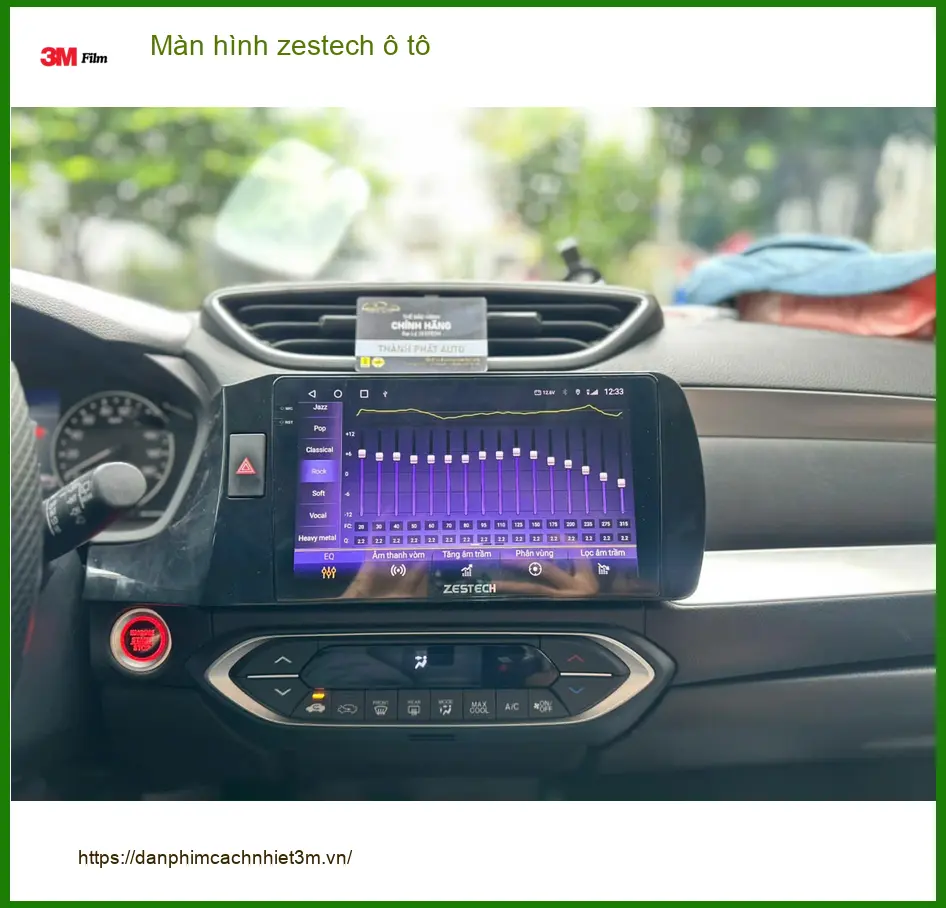 Anh Khang lắp màn hình Zestech ô tô Honda CRV ở Quận 12